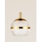 Et2 Swank 1-Light 4.5" Wide Natural Aged Brass Pendant Light E24591-93NAB - alternate 3